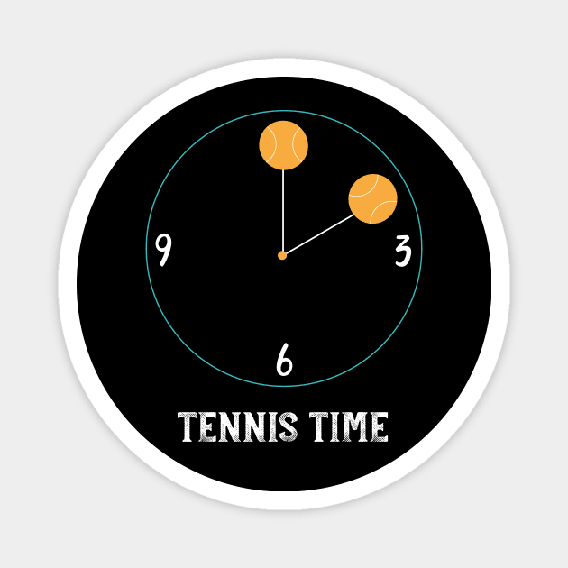 Tennis Time Magnet by whyitsme